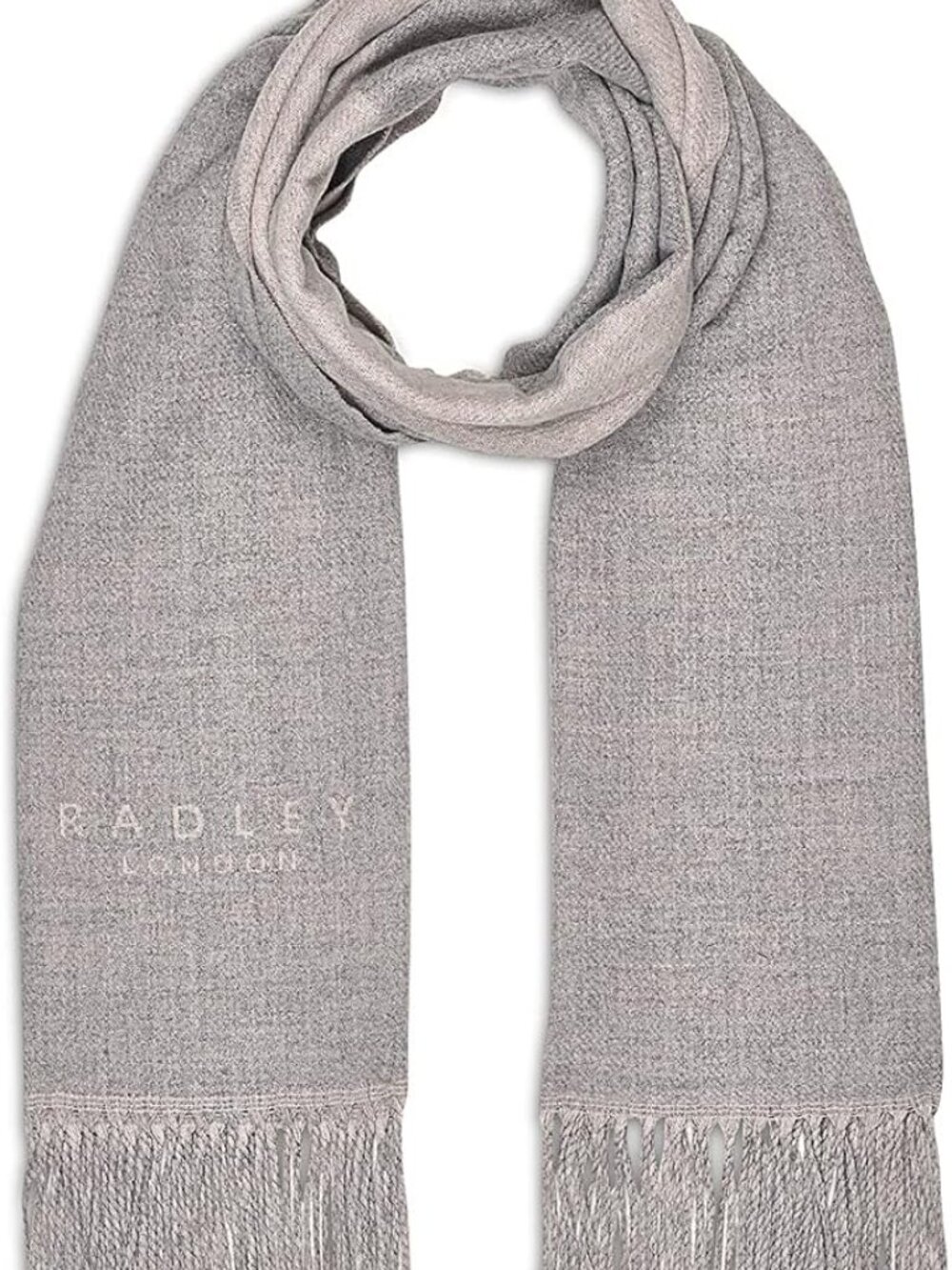 Radley London Block Dog Scarf – Oatmeal/Grey
